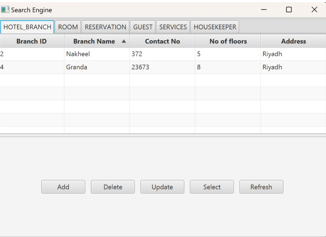 Hotel Management System screenshot - add your image here